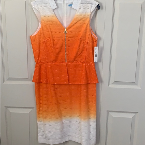 antonio melani orange dress